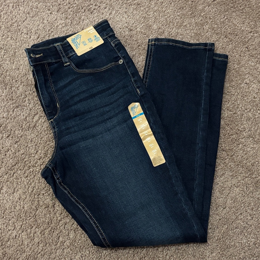 Women's Skinny Jeans in Dark Blue